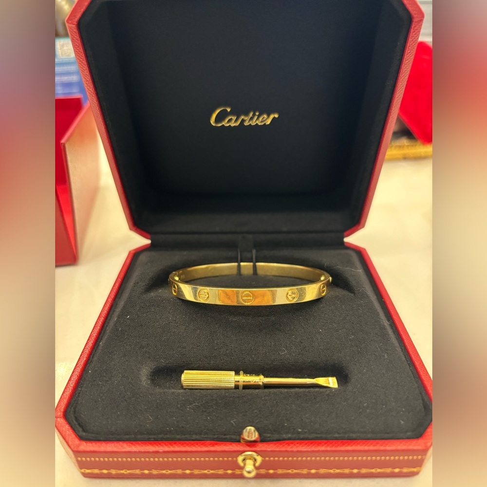 18k Gold Cartier Love Bracelet